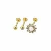 Discount β Multi-Pack CZ Goldtone Cardi Stud Earrings 3 Pack - 16 Gauge π 2 Discount β Multi-Pack CZ Goldtone Cardi Stud Earrings 3 Pack - 16 Gauge π -Playboy Shop 03729951 a