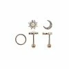 Best reviews of 👏 Multi-Pack CZ Sun and Moon Barbells and Hoop Earrings 3 Pack – 18 Gauge ⭐ -Playboy Shop 03730322 a