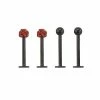Buy ⭐ Multi-Pack CZ Black and Red Labret Lip Rings 4 Pack - 16 Gauge 🥰 -Playboy Shop 03730777 a