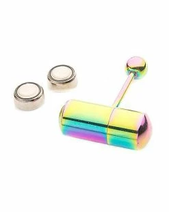 Best Pirce ✔️ Cum Here Vibrating Barbell - 14 Gauge 👏 -Playboy Shop 03731833 d