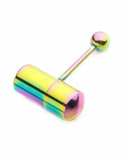 Best Pirce ✔️ Cum Here Vibrating Barbell - 14 Gauge 👏 -Playboy Shop 03731833 f