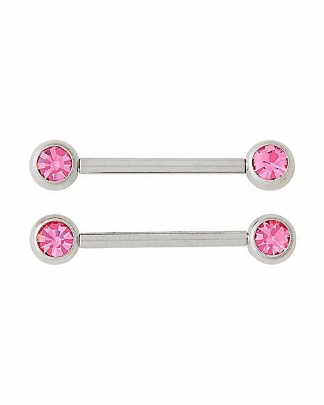 Coupon π― Pink CZ Titanium Nipple Barbells β 14 Gauge π 3 Coupon π― Pink CZ Titanium Nipple Barbells β 14 Gauge π