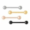 Deals 💯 Multi-Pack Gold Plated and Black Titanium Barbells 4 Pack – 14 Gauge 🤩 -Playboy Shop 03732708 a