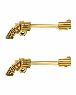 Deals ✨ Goldplated Revolver Nipple Barbells - 14 Gauge ✔️
