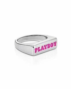 Outlet ✔️ Multi-Pack Pink Playboy Rings - 5 Pack 🧨 -Playboy Shop 03734340 e