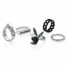 Buy 😍 Multi-Pack Spiked Playboy Rings - 5 Pack 🤩 -Playboy Shop 03734381 a