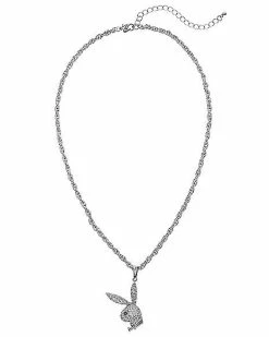 Deals β Clear CZ Playboy Bunny Rope Necklace π 6 Deals β Clear CZ Playboy Bunny Rope Necklace π -Playboy Shop 03734480 b