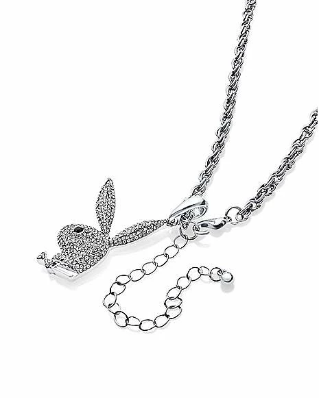 Deals β Clear CZ Playboy Bunny Rope Necklace π 5 Deals β Clear CZ Playboy Bunny Rope Necklace π - Image 3