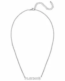 Outlet 🤩 Nameplate Playboy Necklace 🥰 -Playboy Shop 03734647 b