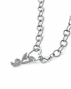 Best deal ✨ Clear CZ Heart Playboy Bunny Chain Necklace 🥰 -Playboy Shop 03734696 c