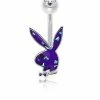 Brand new π Purple Glitter CZ Playboy Bunny Belly Ring - 14 Gauge π 1 Brand new π Purple Glitter CZ Playboy Bunny Belly Ring - 14 Gauge π -Playboy Shop 03735347 a