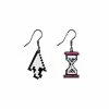 Buy 🌟 Computer Hourglass and Cursor Dangle Earrings - 18 Gauge ✨ -Playboy Shop 03750833 a
