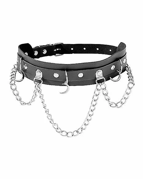 Deals π₯° Black Crescent Moon Buckle Choker Necklace β¨ 3 Deals π₯° Black Crescent Moon Buckle Choker Necklace β¨