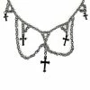 Discount 💯 Black Cross Chain Choker Necklace 😉 -Playboy Shop 03752565 a