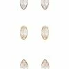 Flash Sale 🛒 Multi-Pack CZ Oval Stud Earrings 3 Pair - 20 Gauge ✨ -Playboy Shop 03752748 a