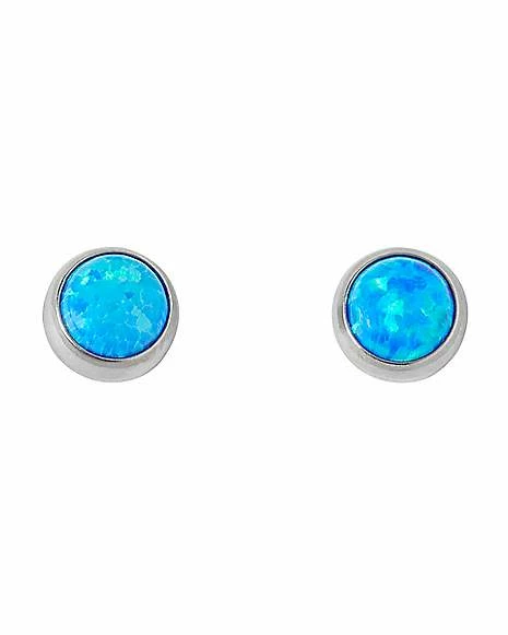 Best reviews of π€© Round Blue Faux Opal Stud Earrings - 20 Gauge π 3 Best reviews of π€© Round Blue Faux Opal Stud Earrings - 20 Gauge π