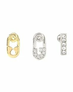 Brand new π₯ Multi-Pack CZ Safety Pin Cartilage Barbells 3 Pack - 16 Gauge π