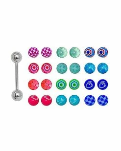 Best Pirce 🎁 Barbell with Extra Balls 24 Pack - 14 Gauge 🎁