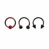 Top 10 🧨 Multi-Pack Red and Black Ombre Septum Rings 3 Pack - 16 Gauge ❤️ -Playboy Shop 03753126 a