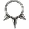 Brand new 🧨 Black Spike Titanium Septum Ring - 16 Gauge ✔️ 2 Brand new 🧨 Black Spike Titanium Septum Ring - 16 Gauge ✔️ -Playboy Shop 03753407 a