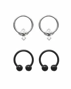 Outlet π Multi-Pack Black Cross Captive Rings and Horseshoes 4 Pack - 16 Gauge π€© 9 Outlet π Multi-Pack Black Cross Captive Rings and Horseshoes 4 Pack - 16 Gauge π€© -Playboy Shop 03753605 d