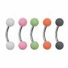 Best Pirce 👏 Multi-Pack Orange and Green Curved Barbells 5 Pack - 16 Gauge 👍 -Playboy Shop 03753688 a