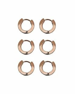Cheapest π Multi-Pack Rose Goldtone Huggie Hoop Earrings 3 Pair - 18 Gauge β 5 Cheapest π Multi-Pack Rose Goldtone Huggie Hoop Earrings 3 Pair - 18 Gauge β -Playboy Shop 03761855 b