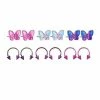 Best Sale 🎉 Multi-Pack Butterfly Earrings and Horseshoe Rings - 18 Gauge ✨ -Playboy Shop 03761905 a