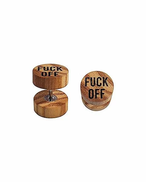 Best Pirce π Fuck Off Fake Wood Plugs - 18 Gauge β€οΈ 3 Best Pirce π Fuck Off Fake Wood Plugs - 18 Gauge β€οΈ
