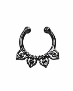 Buy 🧨 Lotus Petals Fake Septum Ring 🥰 -Playboy Shop 03764412 d