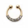 Cheap ✨ CZ Goldplated Fake Septum Ring 🛒 -Playboy Shop 03764453 a
