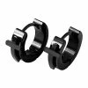 Deals 🎉 Black Cross Huggie Hoop Earrings - 18 Gauge 😉 -Playboy Shop 03766441 a