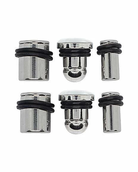 Top 10 π Multi-Pack Silver Plated Plugs 6 Pairs - 14-4 Gauge β€οΈ 5 Top 10 π Multi-Pack Silver Plated Plugs 6 Pairs - 14-4 Gauge β€οΈ - Image 3