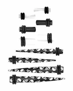 Flash Sale π Multi-Pack Skull Taper and Plug Set - 5 Pair π―