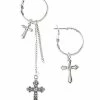Budget π Mismatch Cross Chain Hoop Dangle Earrings π₯° 2 Budget π Mismatch Cross Chain Hoop Dangle Earrings π₯° -Playboy Shop 03771318 a