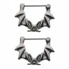 Top 10 🎉 Bat Clicker Nipple Rings 2 Pack - 16 Gauge 🔔 -Playboy Shop 03771557 a