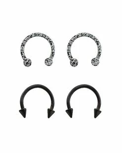 Wholesale 🧨 Multi-Pack Black Speckled Horseshoes 4 Pack - 18 Gauge 🧨