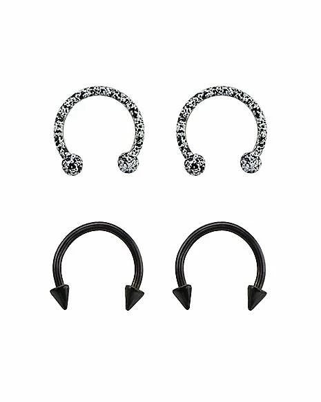 Wholesale 𧨠Multi-Pack Black Speckled Horseshoes 4 Pack - 18 Gauge 𧨠3 Wholesale 𧨠Multi-Pack Black Speckled Horseshoes 4 Pack - 18 Gauge π§¨