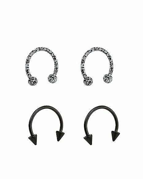 Wholesale 𧨠Multi-Pack Black Speckled Horseshoes 4 Pack - 18 Gauge 𧨠4 Wholesale 𧨠Multi-Pack Black Speckled Horseshoes 4 Pack - 18 Gauge 𧨠- Image 2