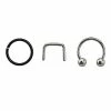 Hot Sale π Multi-Pack Black Horseshoes and Seamless Hoop Septum Rings 3 Pack - 14 Gauge π 1 Hot Sale π Multi-Pack Black Horseshoes and Seamless Hoop Septum Rings 3 Pack - 14 Gauge π -Playboy Shop 03771854 a