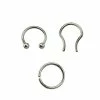 Promo ⌛ Multi-Pack Titanium Septum Rings 3 Pack - 16 Gauge 🔔 -Playboy Shop 03771870 a