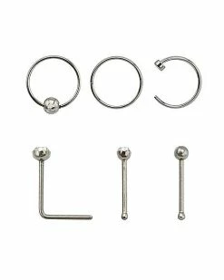 Top 10 β Multi-Pack CZ Nose Rings 6 Pack - 20 Gauge π 8 Top 10 β Multi-Pack CZ Nose Rings 6 Pack - 20 Gauge π -Playboy Shop 03771896 a