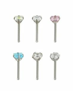 Hot Sale π Cz Stud Nose Rings 6 Pack - 20 Gauge π 9 Hot Sale π Cz Stud Nose Rings 6 Pack - 20 Gauge π -Playboy Shop 03771946 b
