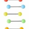 Cheap ❤️ Multi-Pack Multi-Color Neon Barbells 5 Pack - 16 Gauge 🌟 -Playboy Shop 03772753 a