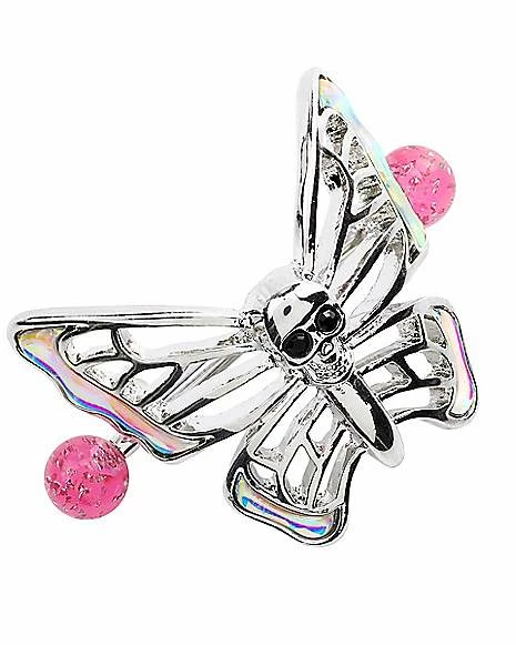 Top 10 β Skull Butterfly Nipple Barbells - 14 Gauge π 5 Top 10 β Skull Butterfly Nipple Barbells - 14 Gauge π - Image 3