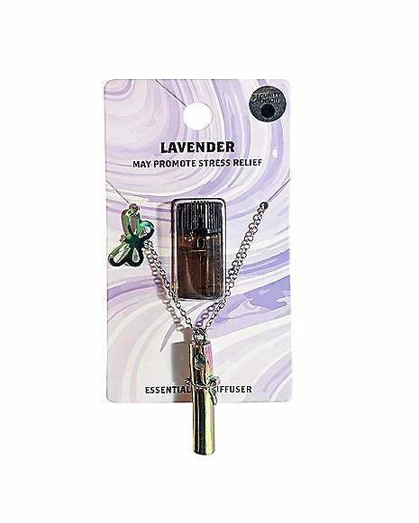 Wholesale β¨ Butterfly Lavender Oil Diffuser Chain Necklace π 4 Wholesale β¨ Butterfly Lavender Oil Diffuser Chain Necklace π - Image 2
