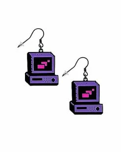 Flash Sale ✨ Retro Computer Dangle Earrings - 18 Gauge 👏