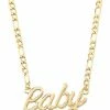 Promo ⌛ Goldtone Baby Nameplate Necklace 🛒 -Playboy Shop 03774148 a
