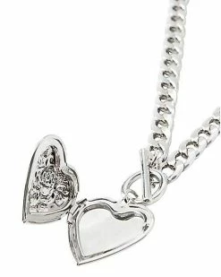 Deals 😀 Heart Locket Chain Necklace 👍 -Playboy Shop 03774171 c