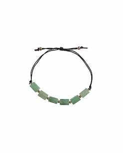 Coupon 😍 Semi-Precious Aventurine String Bracelet ✨